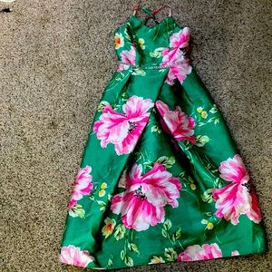 Green floral dress from I.n.girl